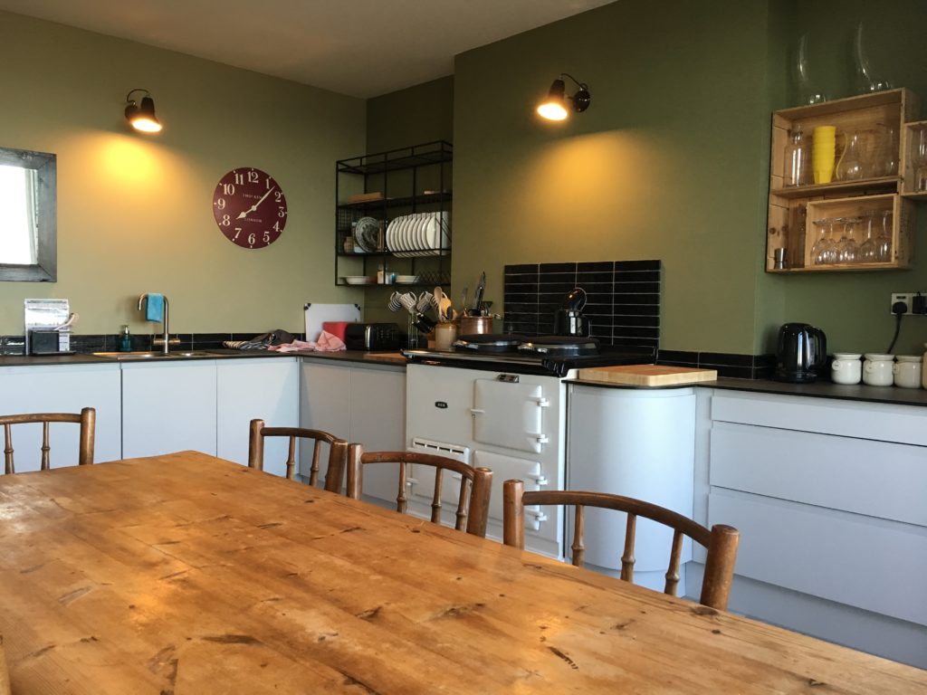 Kitchen 3 at Aberdovey Holiday House Rental - Hafod Arfor