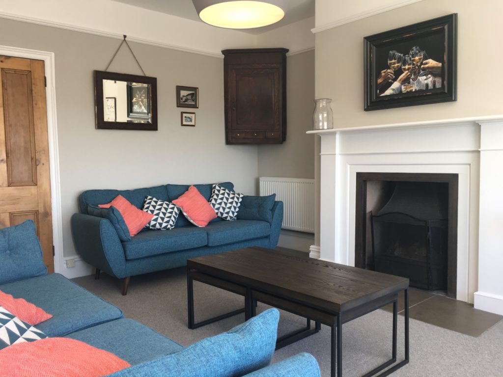 Lounge at Aberdovey holiday house rental - Hafod Arfor